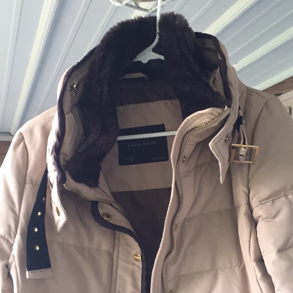 Zara basic winter coat - Picture 3 of 4